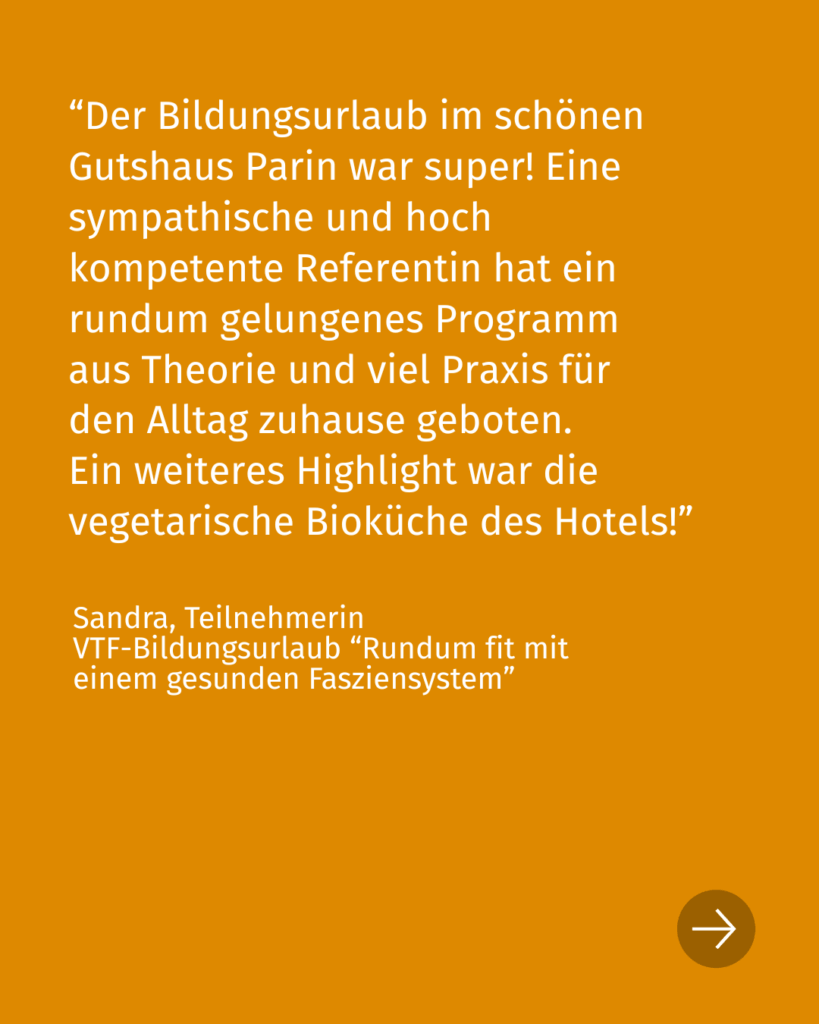 Bildungsurlaub im Gutshaus Parin