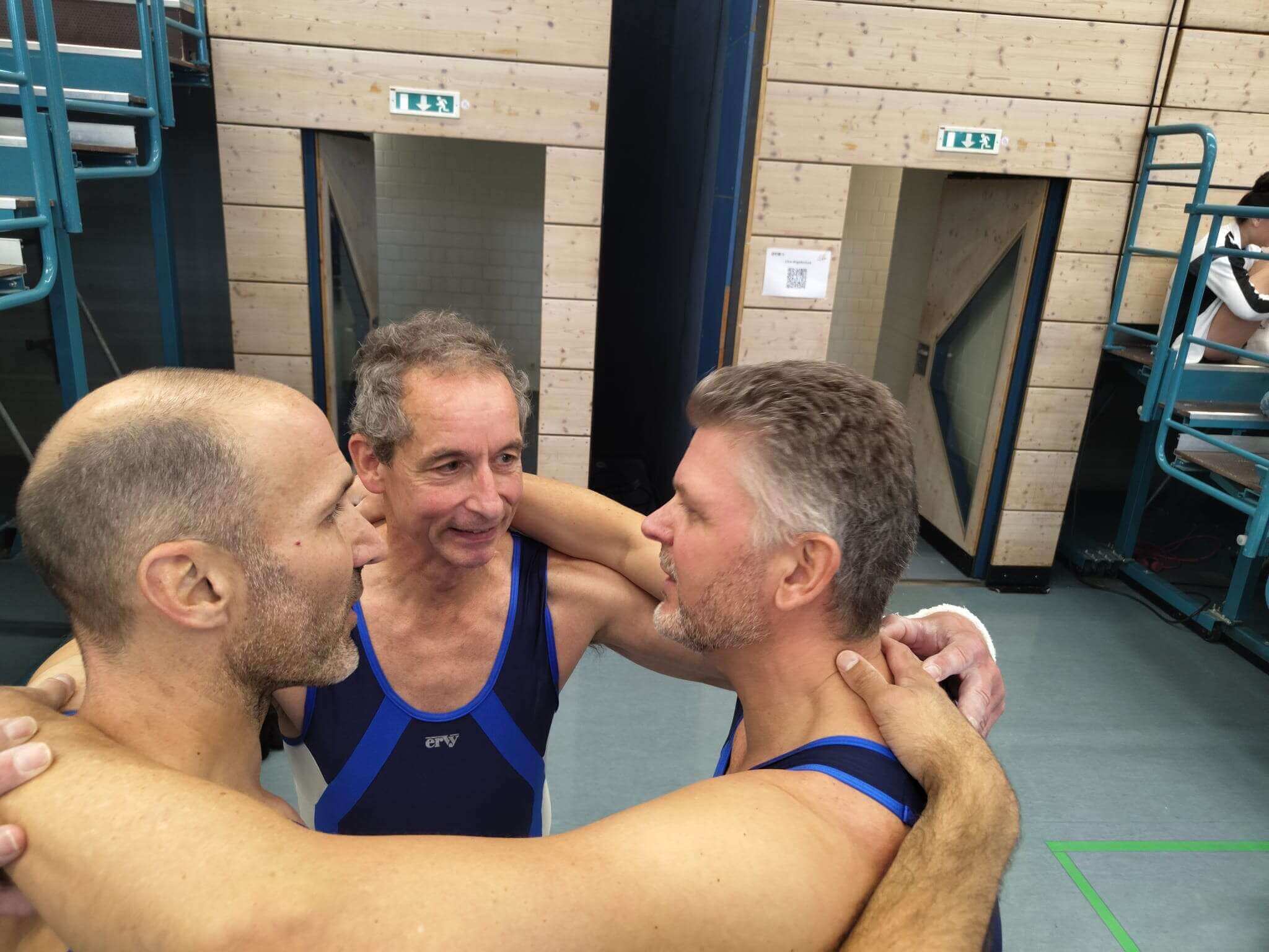 Thomas Hemmelskamp, René Eiselt und Holger Stern beim beim Deutschlandpokal 2025 in Goslar