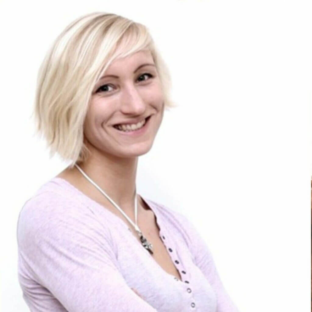 Hamburger Skyline in den Farben des Hamburger Sport-Kongress mit der VTF-Figur