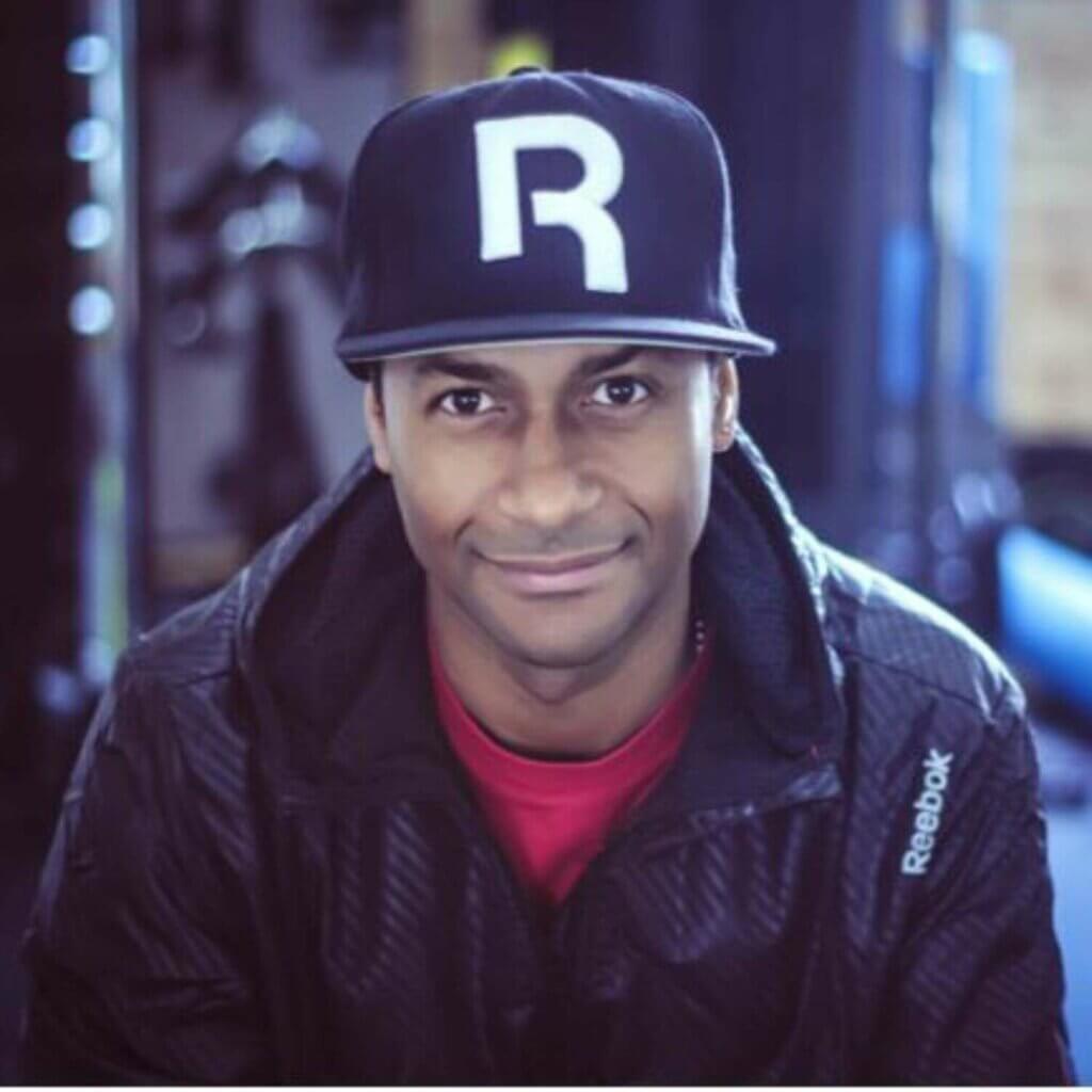 José Martinez Guzman in einem Fitensstudio