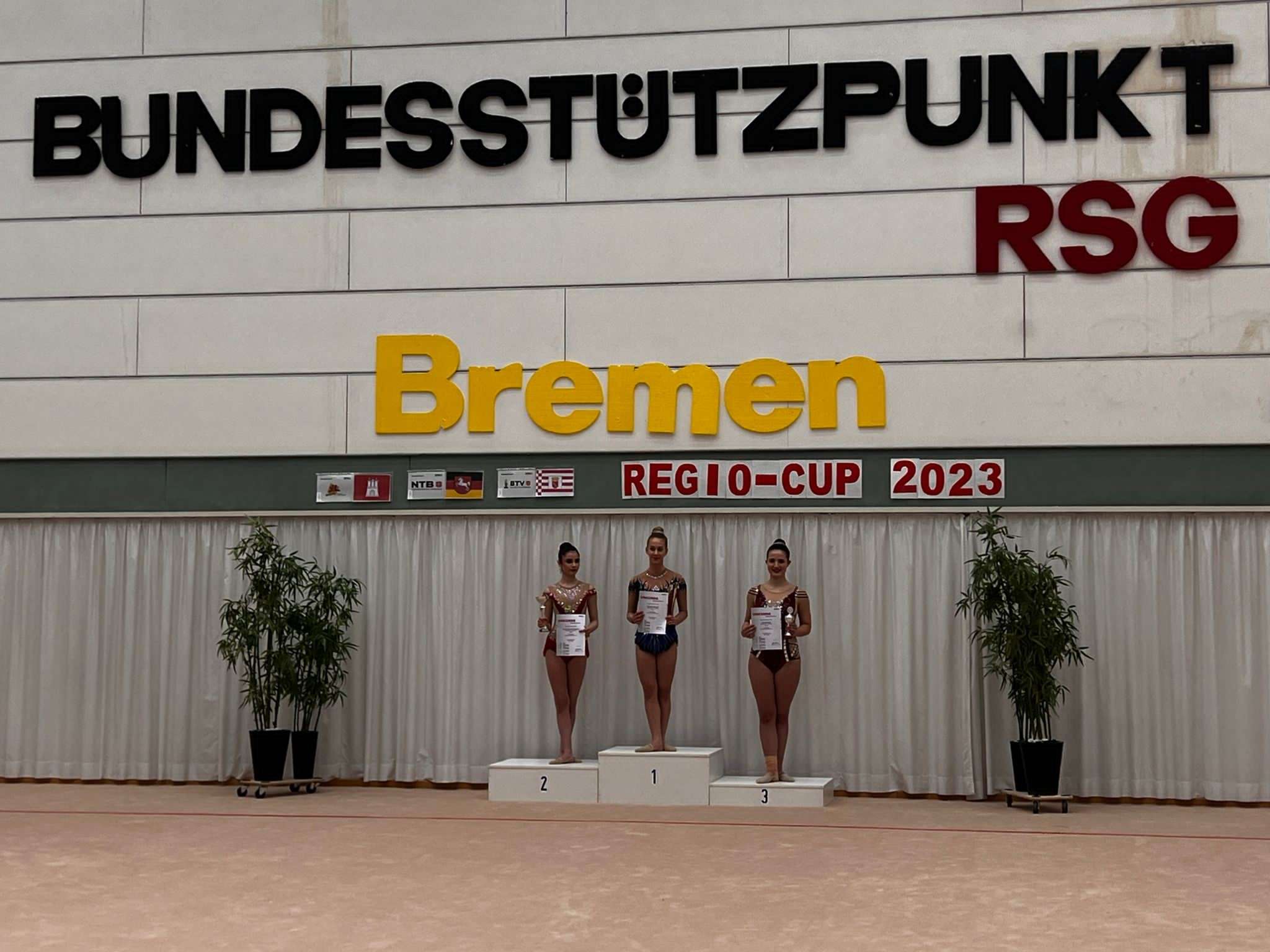 Siegerehrung Treppchenansicht Regio Cup Bremen